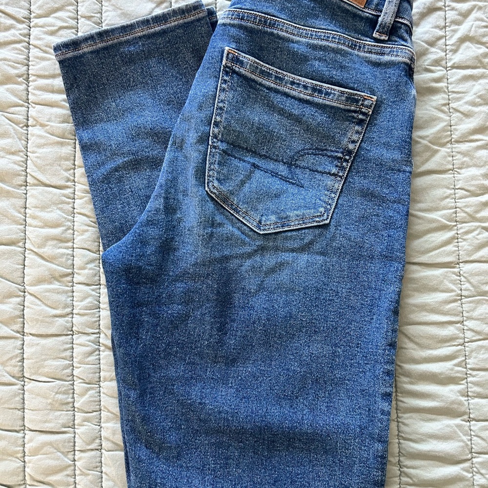 American Eagle Outfitters Blue Straight Jeans